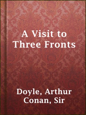 cover image of A Visit to Three Fronts